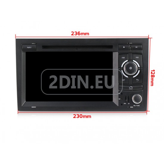 AUDI A4 - МУЛТИМЕДИЯ / Навигация Android CPU:8-Core DVD + DSP + CARPLAY + SIM